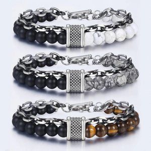 Bracelet for women Male Jewelry Tiger eye B003